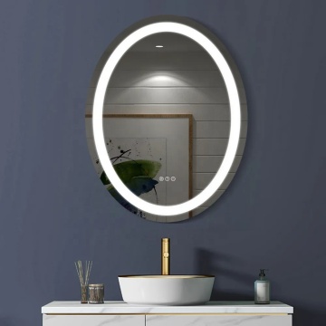 Oval LED Light Bathroom Mirrors - Decorative Wall Mirrors