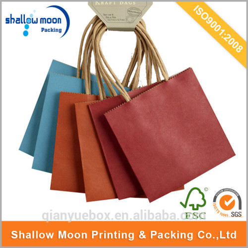 Hot sale machine made paper bag,paper shopping bag,kraft paper bag .