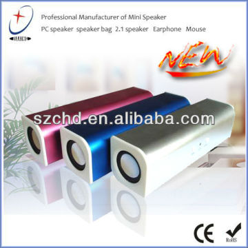 Portable music speaker for angle music speaker