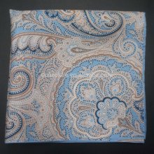 handkerchief for men paisley design handmade rolling way