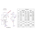 Alta taxa de dv/dt bta16-600c 16a triac to-220