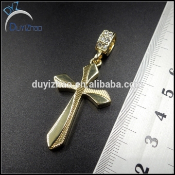 custom 18k gold jewelry hip hop crucifix pendent jewelry