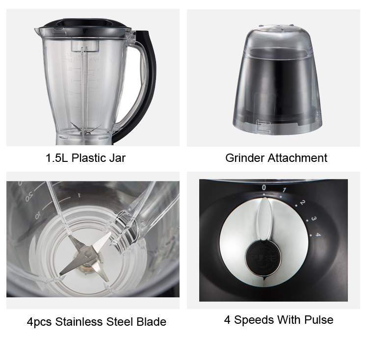 Silver 300W Kitchen Blender For Sale