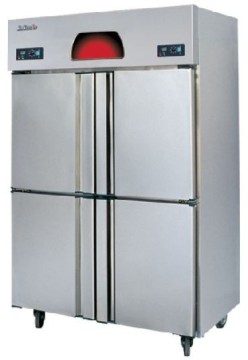 Medium-capacity upright freezers and refrigeration 6 doors refrigerator sigle temperture refrigeration
