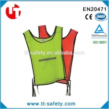 high visibility orange & green breathable mesh safety reflective bib South African market popular design