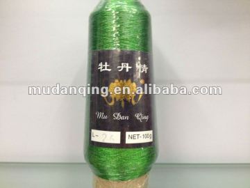 Green ST-type Metallic Yarn with good quality