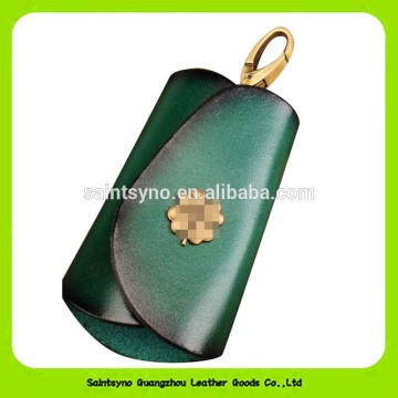 Genuine Leather Locker Key Holder Accessory Key Chain Wallet Case 16705
