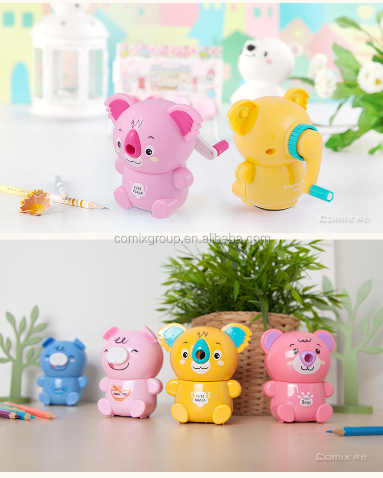 Comix Cute Cartoon Animal Shape Koala Auto Feeding Pencil Sharpeners for Students/Kids