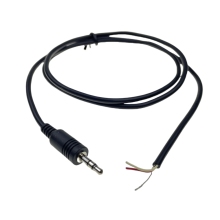 Φ3.5mm stereo phone plug cable assembly