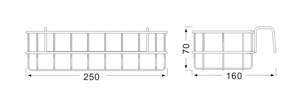 Washing Drain Basket size