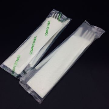 Biodegradable PLA Compostable Cutlery Set for Restaurants