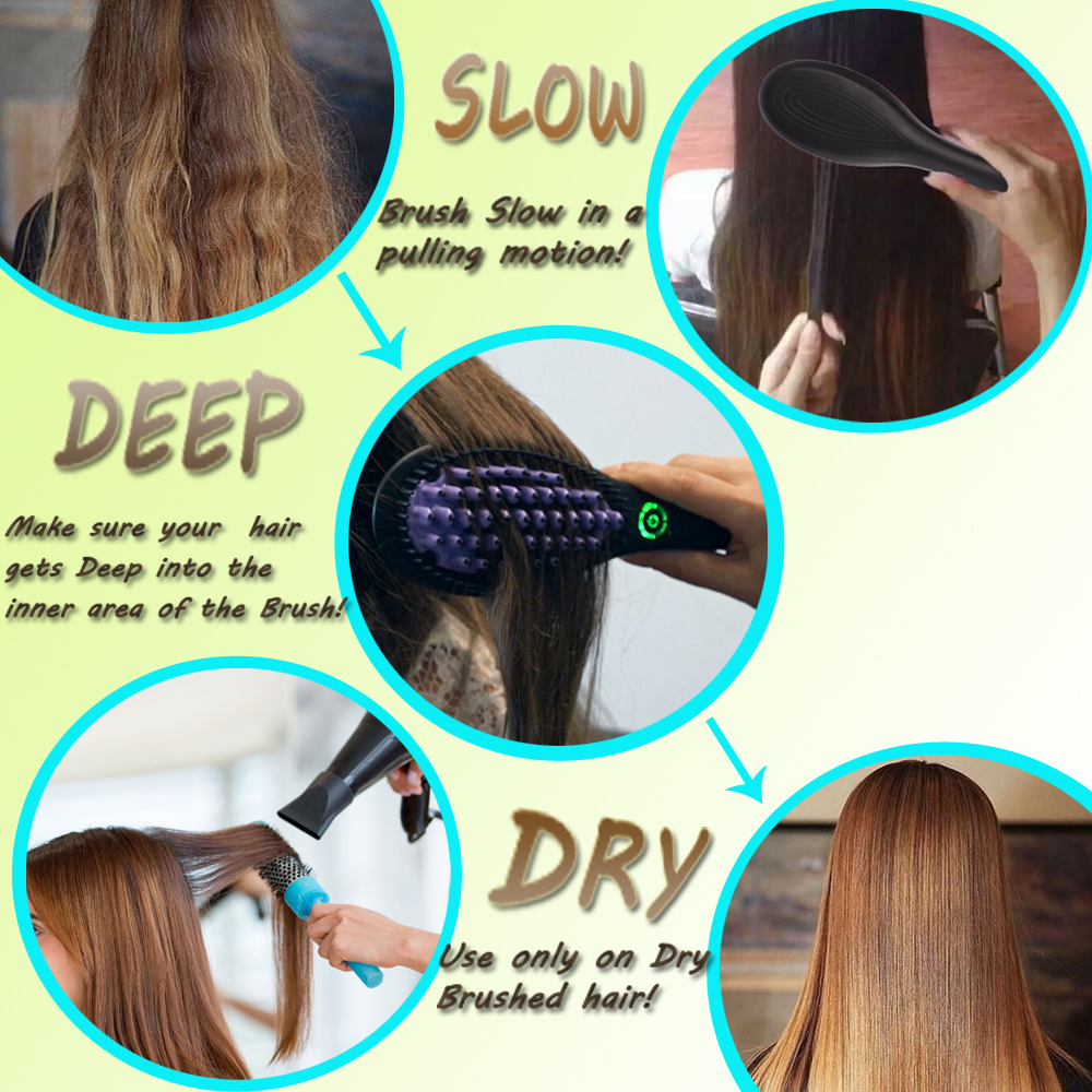 Hair Straightening Brush Hair Straightening Brush