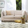 Chaise Lounge Couch 3 keping Corner Bahagian Sofa