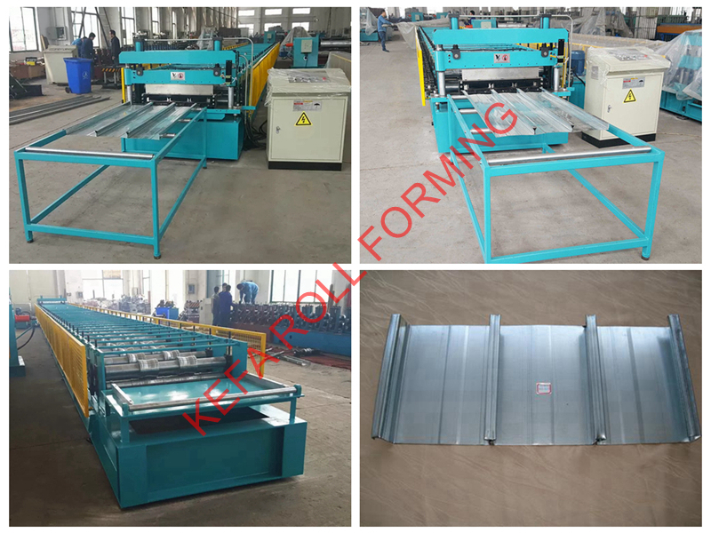 1.2mm Decking Roll Forming Machine  Decking Floor Sheet roll formers floor plate making machine