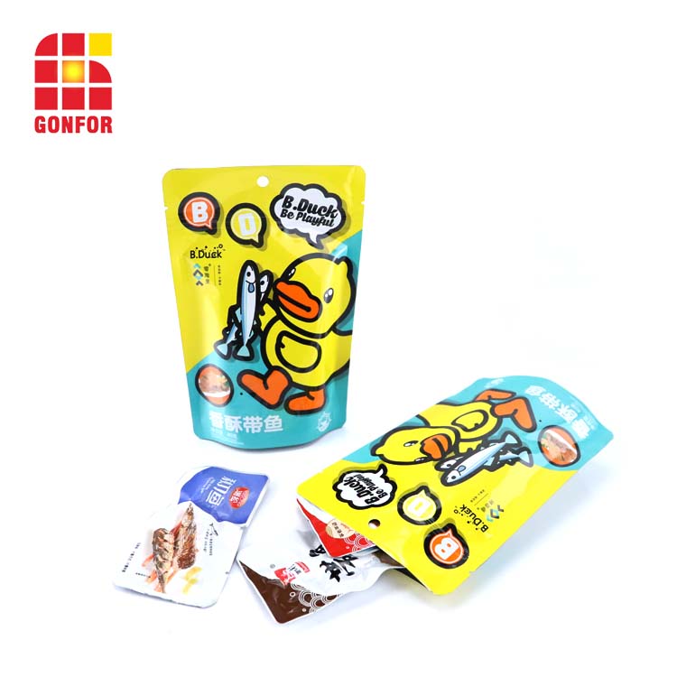 Children snack food packaging aluminum bag with printing (5)
