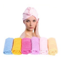 Suszenie włosów turban ręcznik owinąć do salonu domowego