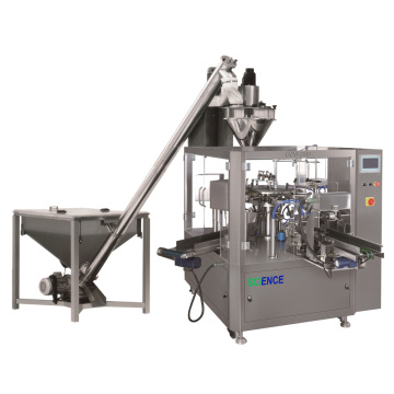 Vertical Ziplock Pouch Powder Filling Sealing Machine