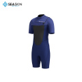 Seaskin Mens 2mm Shorty Dada Zip Surfing Wetsuit