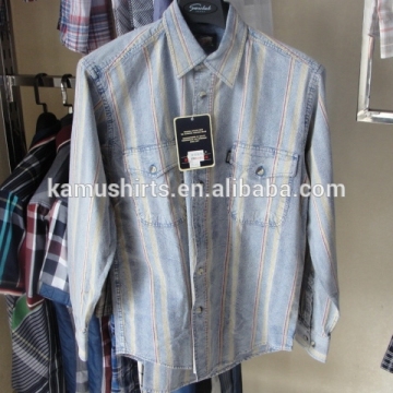 Men's Jeans Shirt Denim Shirt Men