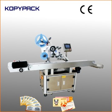 automatic sticky label wet glue card labeling machine