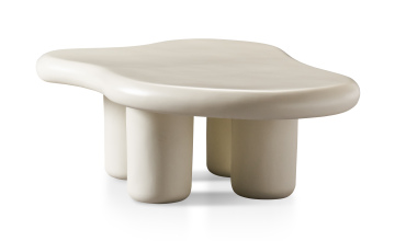 Cream-style coffee table