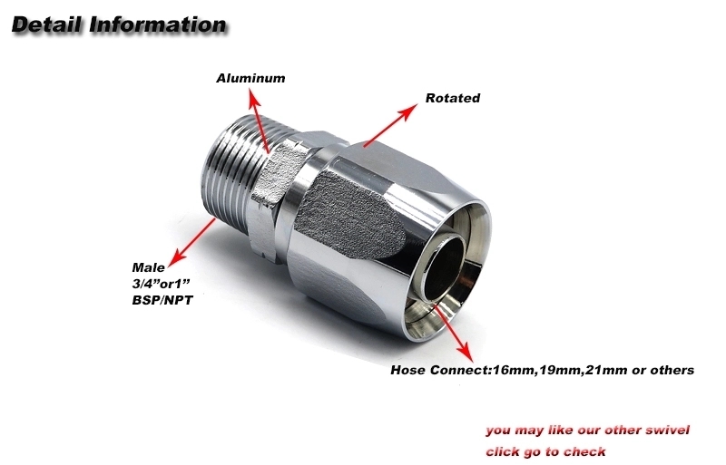 TDW Fuel Dispenser Hose Fittings Hose Swivel Joint Connectors For petrol Station