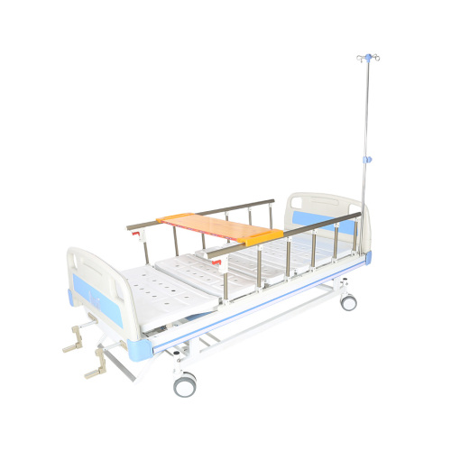 Lit d&#39;hôpital manuel avec équipement hospitalier à 2 manivelles