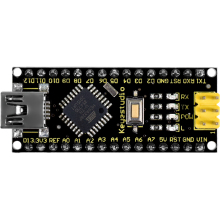 Keyestudio Nano V3.0 Development Board with ATmega328P-AU Microcontroller CH340 Chip for Arduino