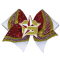 Benotzerdefinéiert Logo Gemëscht Faarwen Cheer Style Bows