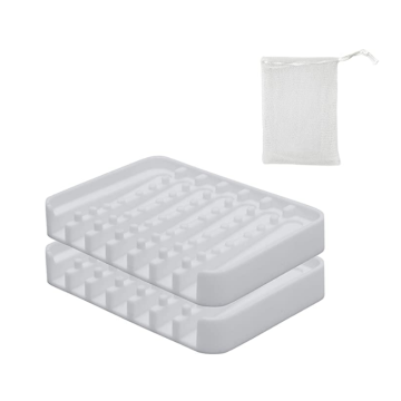 Projeto anti-deslizamento Silicone Prato Soof Soap Holder