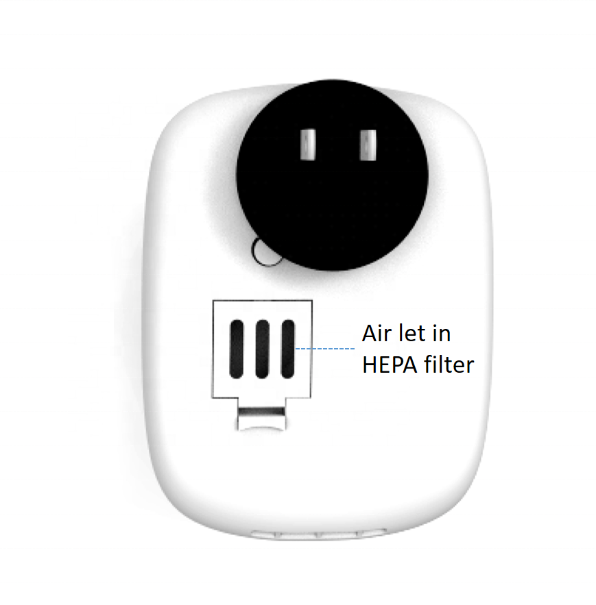 HOT SALE Hög Effektiv Desktop Air Purifier Air Cleaners väggmonterad