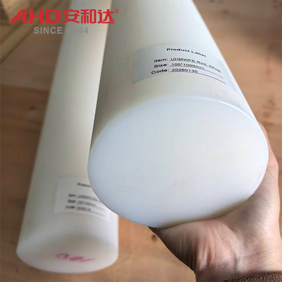 Hastes UHMWPE 100mm Brancas UHMWPE Rods 100mm White