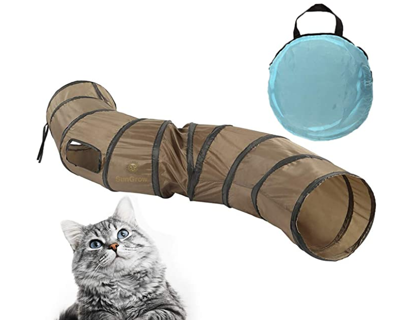 Collapsible Cat Tunnel With Steel Frame