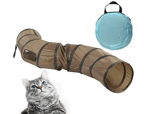 Collapsible Cat Tunnel with Steel Frame