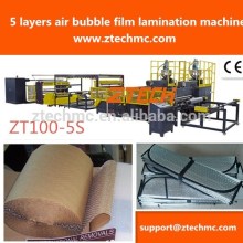 Plastic 5 layers bubble aluminum lamination machine