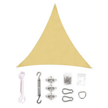 Triangle Outdoor Shade Sail in Beige