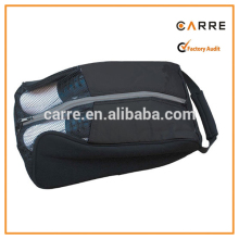 promotional 600d portable small golf shoe bag with mesh