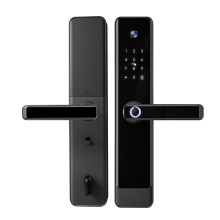 Tuya Lock Voice Intercom Wifi Smart Life App Remote Unlock Smart Door Lock with Main Door Camera