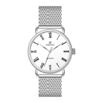 Popular minimalist Quartz Man Mesh Strap Watch