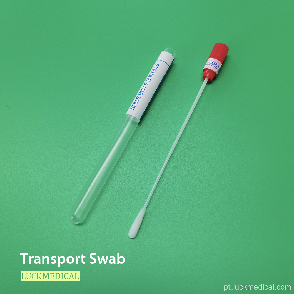 Amostragem de swabs de transporte de transporte de gabinete oral de ponta