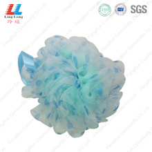 Handle grouting loofah bath pouf mesh sponge