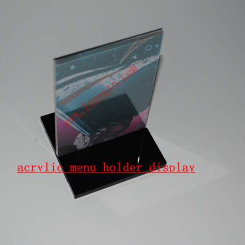 Double Sided Acrylic Menu Holder Display