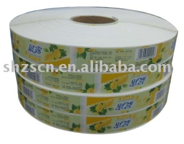 adhesive label roll