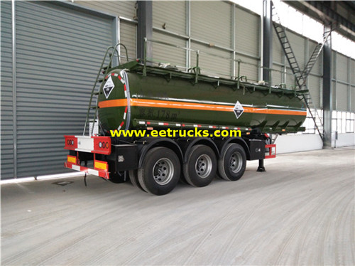 Tri-axle 18000L Sulfuric tank Trailers