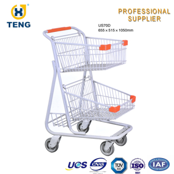 American Shopping Cart Supermarket Trolley Advertising