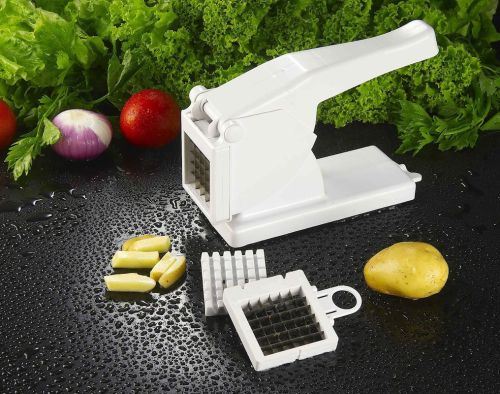 2 Blade Home White Abs Potato Chipper, Kitchen Aid Grater With Cupule