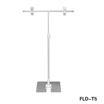 Adjustable height supermarket metal post card display stand