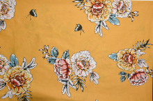 Wholesale Insect Flowers Pattern Printed Fabrics