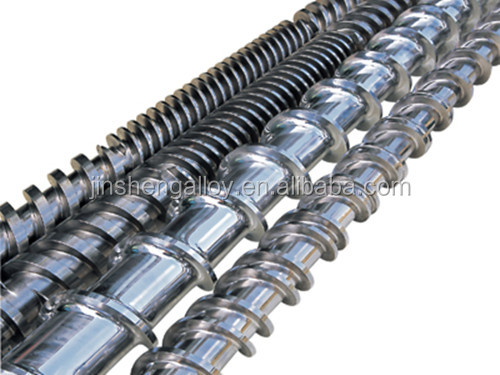 Plastic extruder parallel twin screw and barrel for floor/board extrusion line