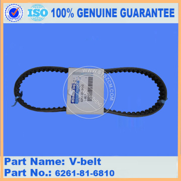 Conjunto V-Belt 04121-22271 para Engine Komatsu 6D125E-2A-5